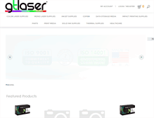 Tablet Screenshot of gtlaser.com